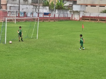 Meninos reiniciam o projeto Campeões de Futuro em Marechal Floriano