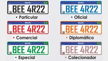 Placa Mercosul &eacute; obrigat&oacute;ria desde o dia 31 de janeiro