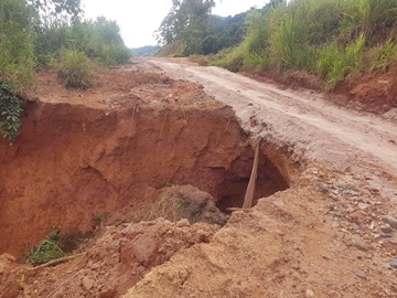Recupera&ccedil;&atilde;o das estradas afetadas pelas chuvas em Marechal Floriano