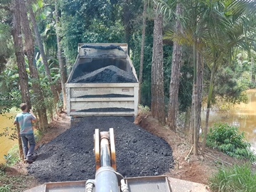 Continua a recuperação das estradas vicinais em Marechal Floriano