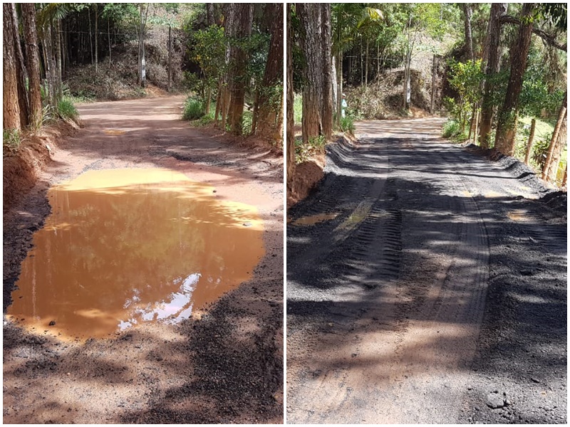 Continua a recuperação das estradas vicinais em Marechal Floriano