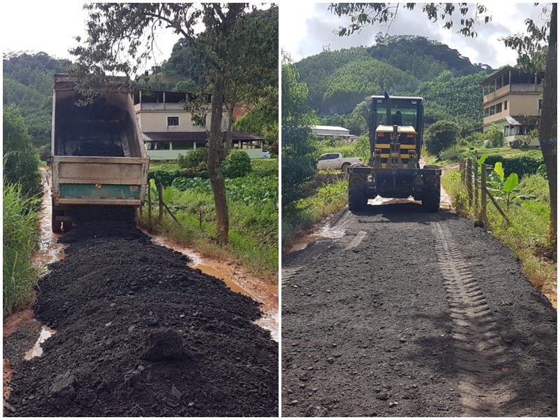 Equipe da Prefeitura de Marechal Floriano reconstrói estradas danificadas pelas chuvas