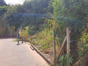 Bairro em Marechal Floriano recebe limpeza e corte de matagais