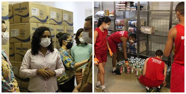 Governo faz entrega de cestas basicas arrecadadas no programa ES Solidario 03