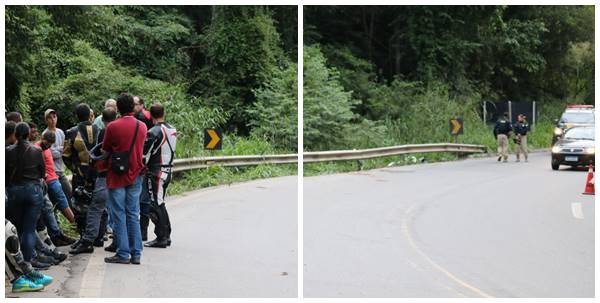 Grupo de motociclistas perde um integrante durante um passeio 03