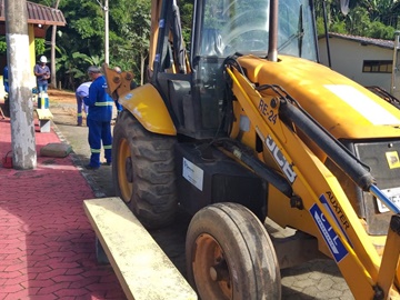 Prédio da Associação Pestalozzi ligado na ETE em Marechal Floriano