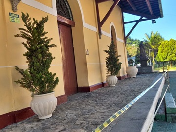 Antiga estação ferroviária em Marechal Floriano sem previsão para abertura