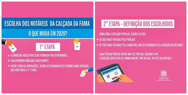 Capixabas ajudarao a escolher personalidades homenageadas na Calcada da Fama do esporte 02