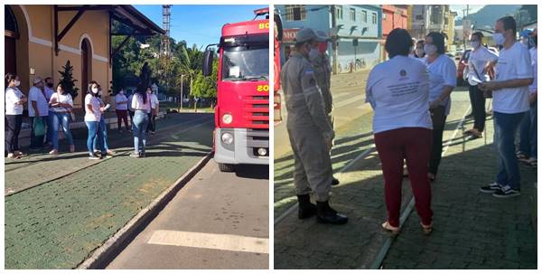 Corpo de Bombeiros e Prefeitura de Marechal Floriano juntos no combate ao Coronavirus 03