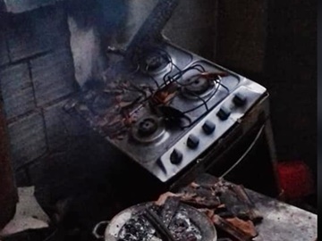 Mulher e quatro filhos perdem tudo em incêndio cometido por primo 2