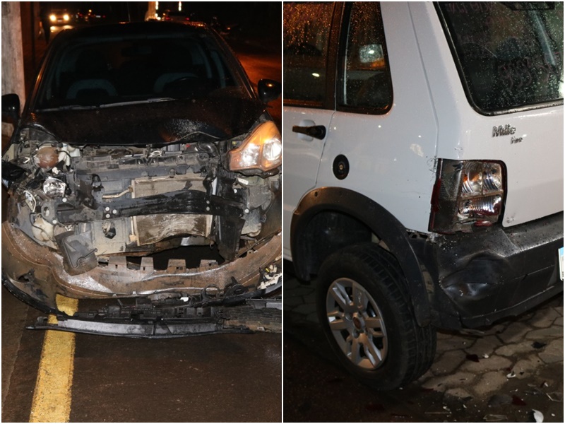 Polícia Militar detém homem que dirigia embriagado e que bateu em carro estacionado