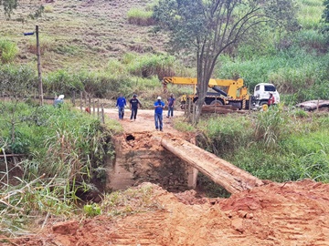 Pontes novas de concreto são construídas no interior de Marechal Floriano 2