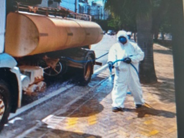 Defeito no caminhão pipa da Prefeitura de Marechal Floriano transfere dia de aplicação de cloro ativo