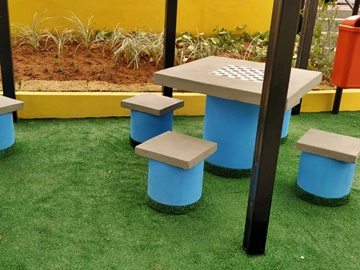 Pracinha de Araguaya já está pronta mas fechada para evitar aglomeração 2