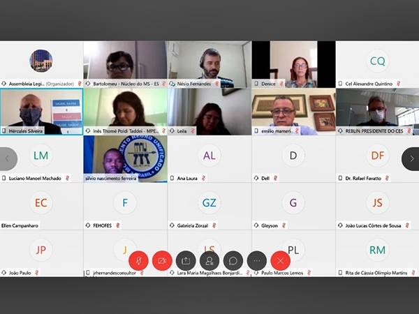 Secretario de Estado da Saude faz prestacao de contas em reuniao online 02
