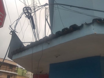 Cabos telefônicos que estavam no chão serão recuperados hoje 15 em Marechal Floriano