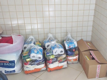 Mais doações de cestas básicas prorroga prazo de entregas à Defesa Civil em Marechal Floriano