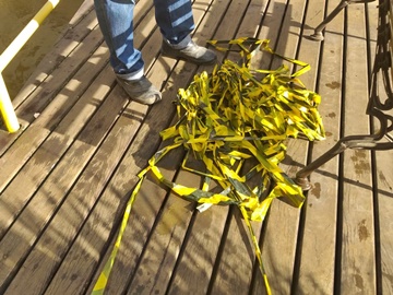 Mais vandalismo em Marechal Floriano na noite deste domingo 19