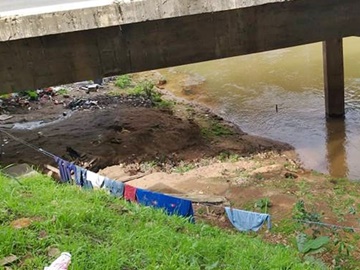 Morador de rua ferido debaixo da ponte não morreu e permanece em hospital