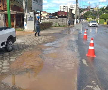 Defeito no sistema suspende fornecimento de água tratada em bairros de Marechal Floriano