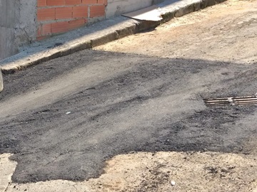 Concluída a tapagem de buracos de rua movimentada em Marechal Floriano 2