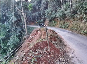 Cratera na estrada de Ribeirão do Cristo ainda sem solução