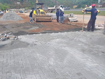 Empresa reinicia o calçamento do Trevo de Paraju em Marechal Floriano 2