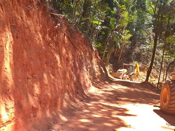 Estrada vicinal em Marechal Floriano recebe reformas 2