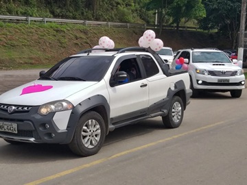 Professores homenageados em carreata sonorizada em Marechal Floriano