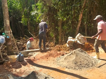 Serviço para estruturar pavimentação de estrada no interior de Marechal Floriano