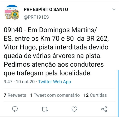 prf comunicado m