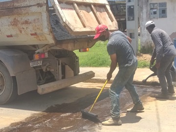 Buracos nas ruas de Marechal Floriano chegam ao fim nesta terça feira 10