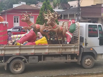 Continuam os preparativos do Natal Luz em Marechal Floriano