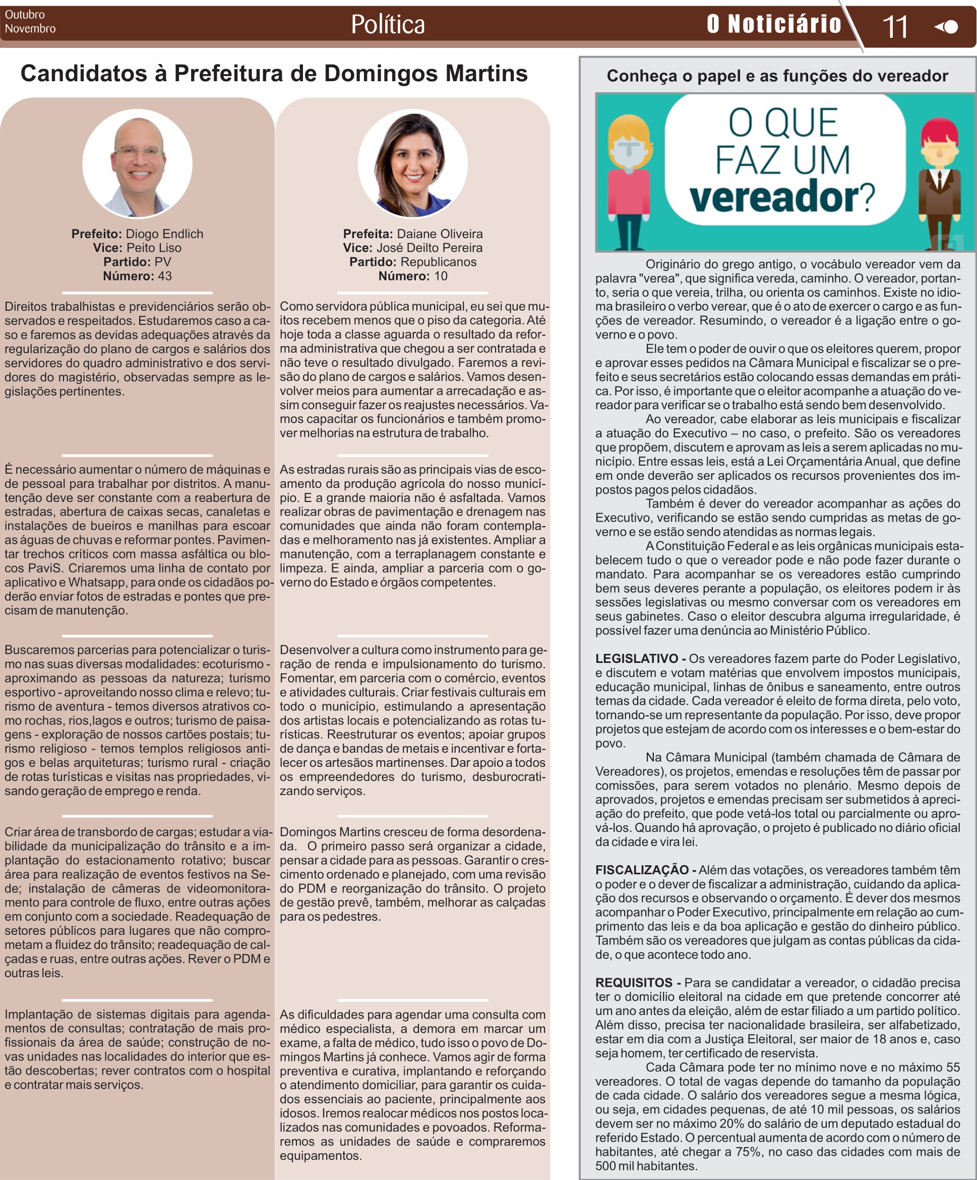 Em Domingos Martins apenas candidato Edu do Restaurante 2