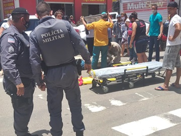 Homem se sente mal desmaia e se fere em Marechal Floriano 2