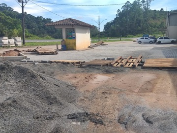 Nova remessa de piso especial para o Trevo de Paraju em Marechal Floriano 2