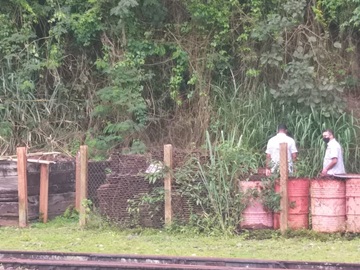 Equipe da antiga ferrovia fiscaliza peças e imóveis em Marechal Floriano 2