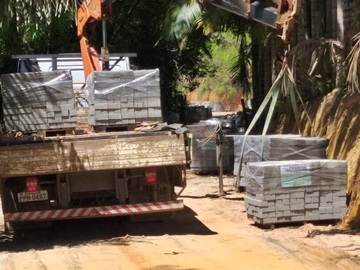 Obras modernas de calçamento de piso têm continuidade após chuvas fortes em Marechal Floriano 2