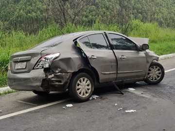 Criança de oito anos morre em acidente na BR 262 2