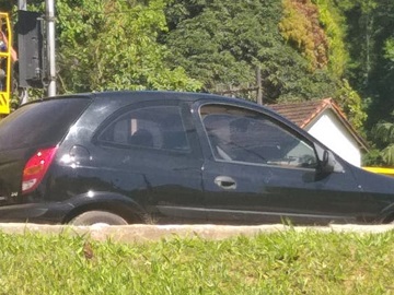 Sinais de trânsito na BR 262 com manutenção preventiva