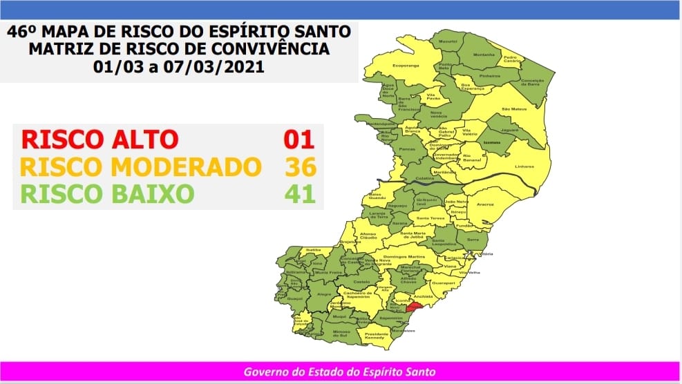 Mapa de risco dia 26