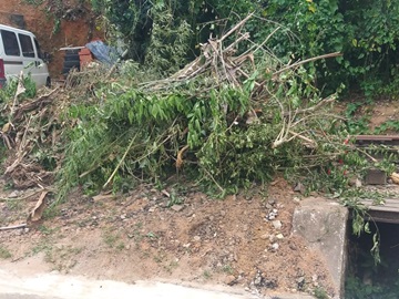 Prefeitura de Marechal Floriano continua com limpeza na Sede