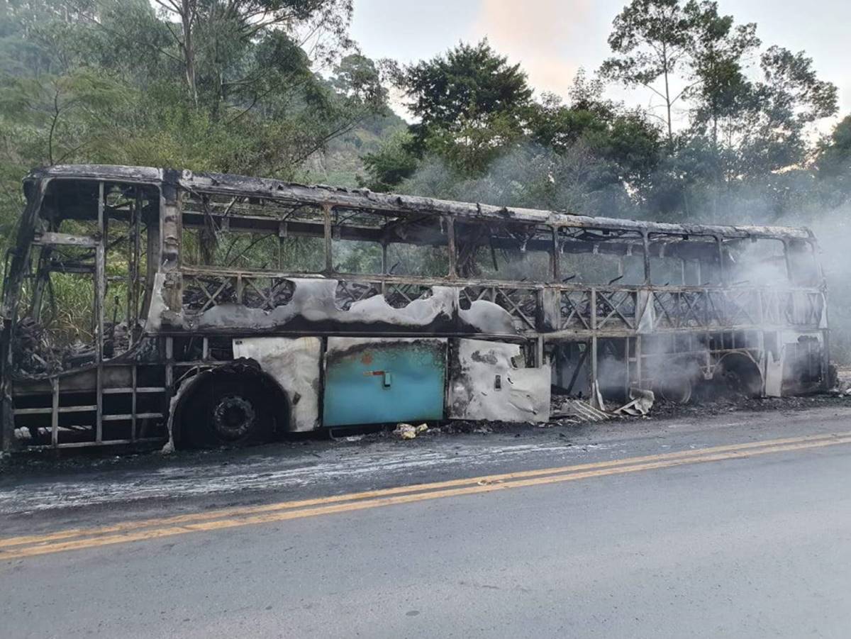Onibus-de-turismo-pega-fogo-na-BR-262-e-bagagens-dos-passageiros-sao-destruidas