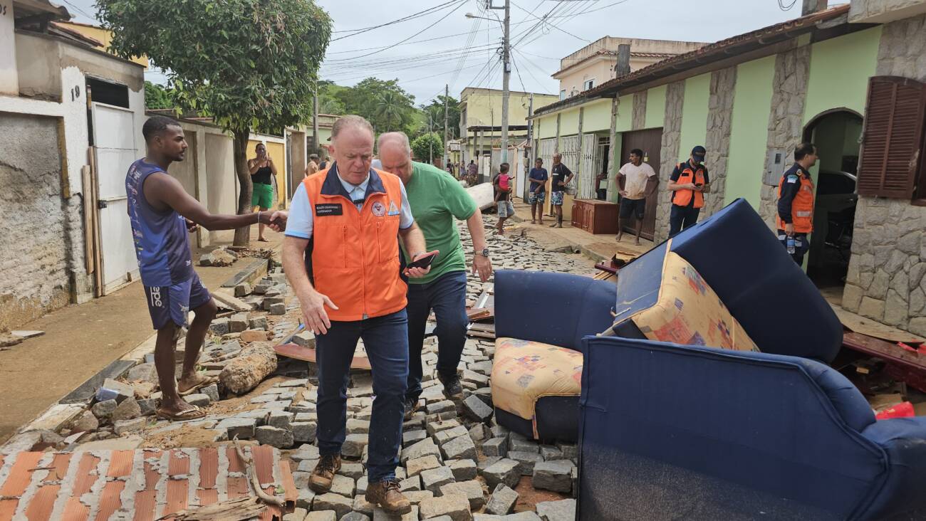 Governador em Apiacá Giovani Pagotto Governo ES