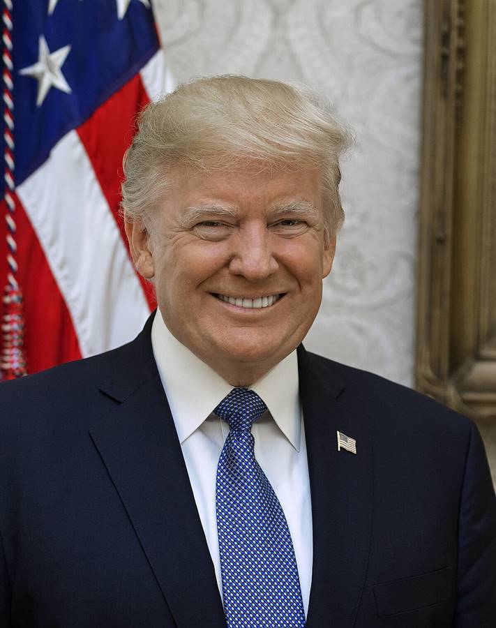 Donald_Trump_official_portrait Official portrait of President Donald J. Trump, Friday, October 6, 2017. (Official White House photo by Shealah Craighead)