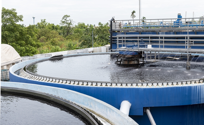 Waste water treatment ponds from industrial plants Waste water treatment ponds from industrial plants