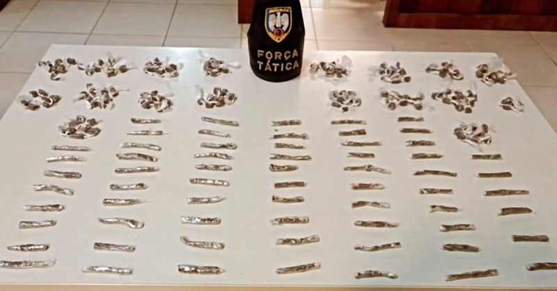 adolescente preso com drogas