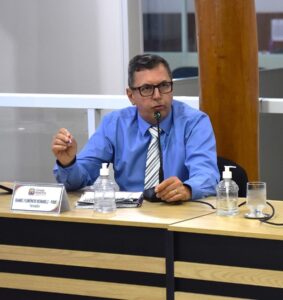Pré-candidato a deputado estadual, vereador Daniel Reinholz reúne lideranças e moradores em Domingos Martins