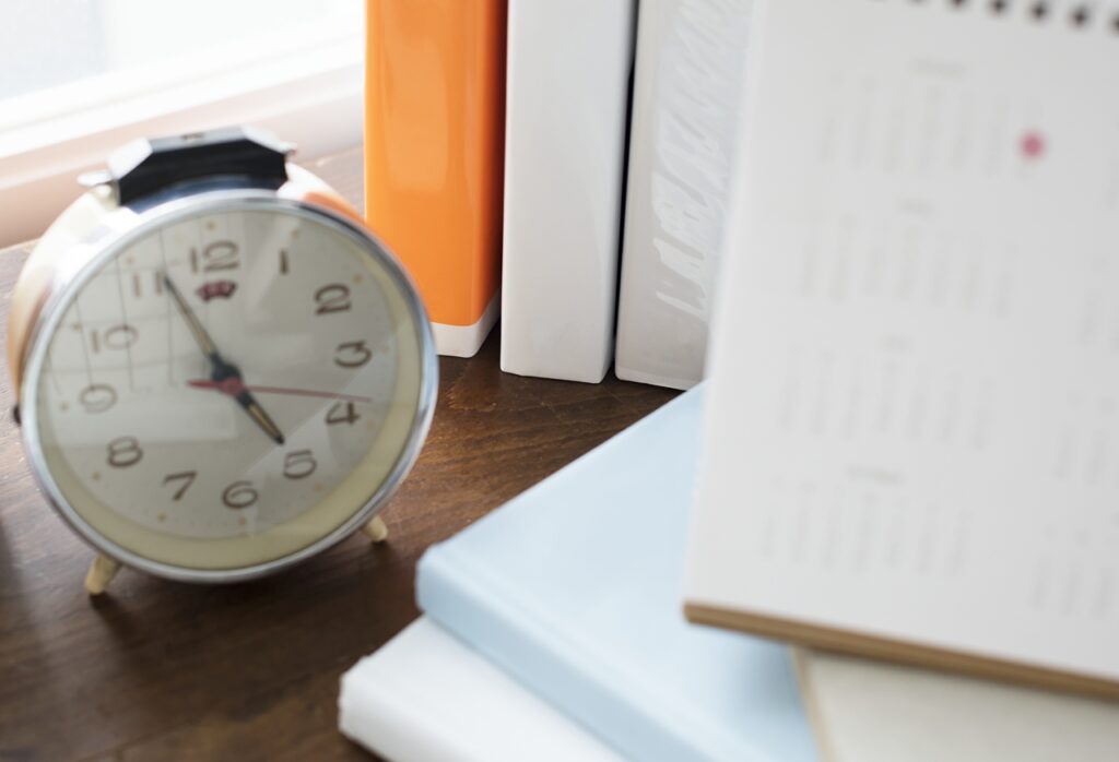 Closeup of alarm clock
