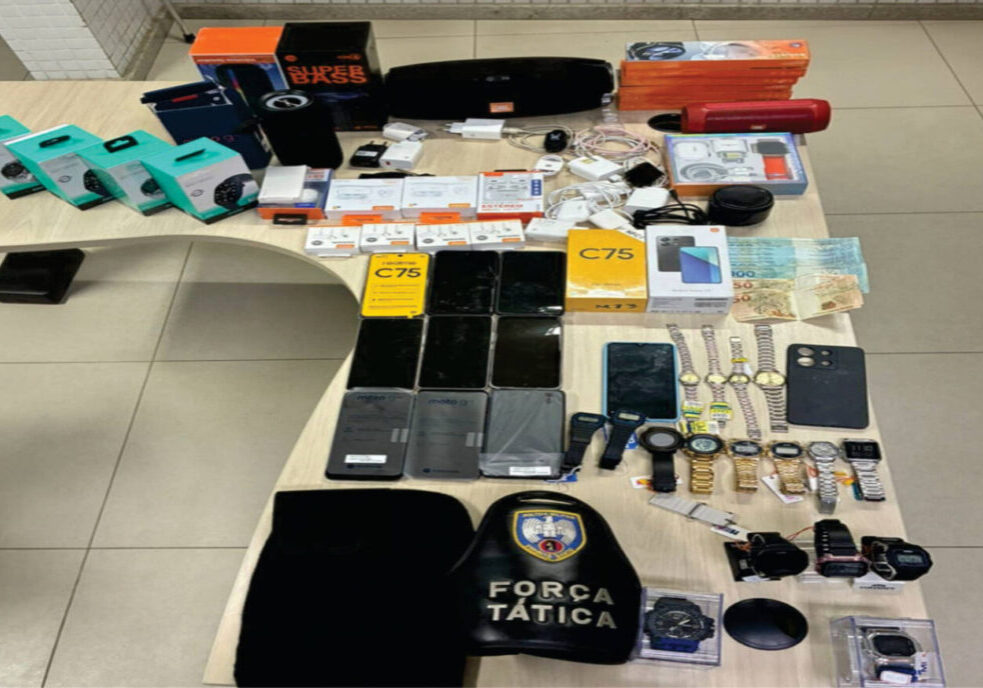 Polícia prende suspeitos de furtar loja de eletrônicos em Marechal Floriano